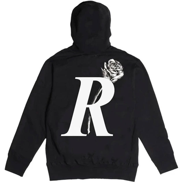 Classic R logo Black hoodie