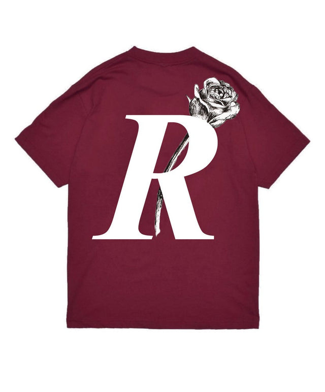 Classic R logo tee Maroon