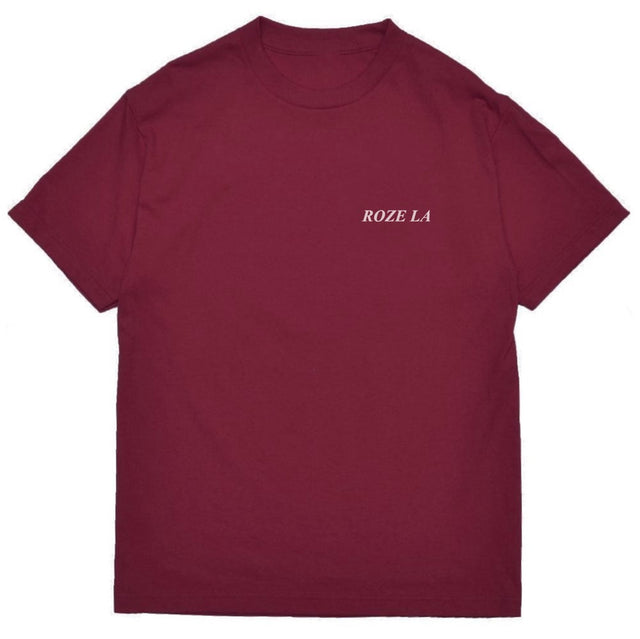 Classic R logo tee Maroon