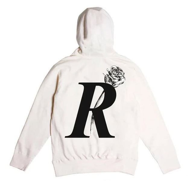 Classic R logo White hoodie