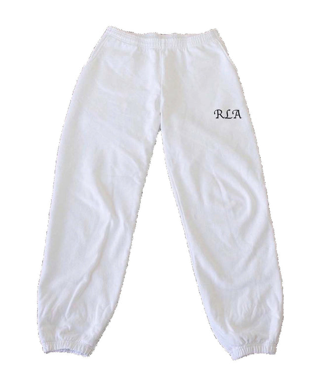 RLA White Sweatpants